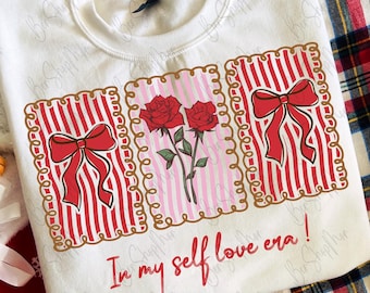 Self Love Valentine Png, Valentines Day, Heart Love, Preppy Sublimation Design, Valentine Shirt PNG, Valentine Png