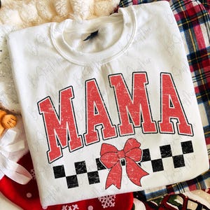 Mama Valentine geruit ontwerp, Mama Valentine png, Mama Coquette Valentine Svg, hart Svg, Valentine Shirt, digitale download