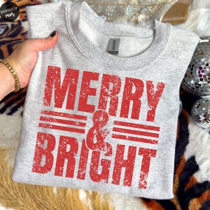 Merry and Bright Christmas Png, Retro Merry Christmas SVG, Christmas Girl PNG, Christmas Shirt Design, Digital Download