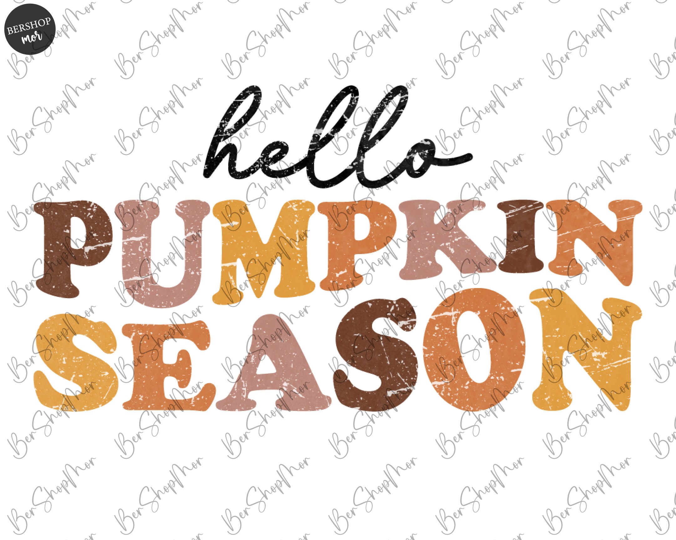 Hello Pumpkin Season Png, Fall PNG Cut Files, Digital Download - Etsy