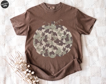 Camo Pumpkin PNG, Fall Distressed Design, Preppy Fall Design, Girly Png, Halloween Pumpkin PNG, Fall Shirt Sublimation, Fall Clipart PNG