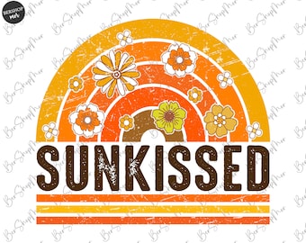 Sunkissed PNG, Summer PNG, Beach Life, Sublimation Png, Designs Downloads, Boho Sublimations, PNG, Clipart, Shirt Design Sublimation Design