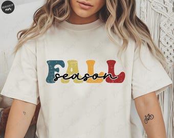Herfstseizoen retro png, hallo herfst png, herfstseizoen shirt png, herfst png, dankbaar png, pompoen png, digitale download