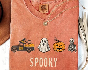 不気味なハロウィンPNG、パンプキンシーズン、秋のハロウィントラック、ゴーストスケルトンブーPNG、ガーリーなハロウィンデザインファイル