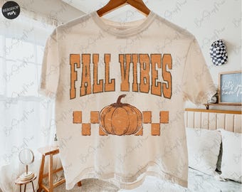 Fall Vibes PNG, Pumpkin Season Png, Coquette Design, Sublimation Design, Fall Sublimation, Pumpkin Png, Retro Fall Png, Digital Download