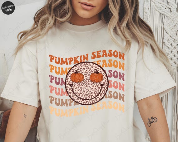 Pumpkin Season Png, Fall Sublimation Png, Fall Png, Png for shirt, Retro Halloween Png Halloween Sublimation Design Digital Download