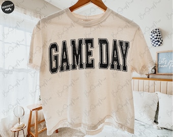 Game Day varsity Png, Football Day Png, Sublimation Png Design, Soccer Svg, Softball Png Shirt, Sport Varsity Png