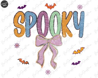 Coqueta espeluznante PNG, lazo de Halloween PNG, fantasma PNG, Halloween PNG, otoño PNG, preppy PNG, moda PNG, archivo PNG de Halloween femenino