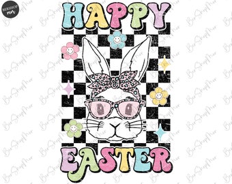 Happy Easter Png, Easter Vibes Png, Easter Png, Retro Easter Png, Easter Bunny Png, Happy Easter Png, Easter Sublimation Design Download