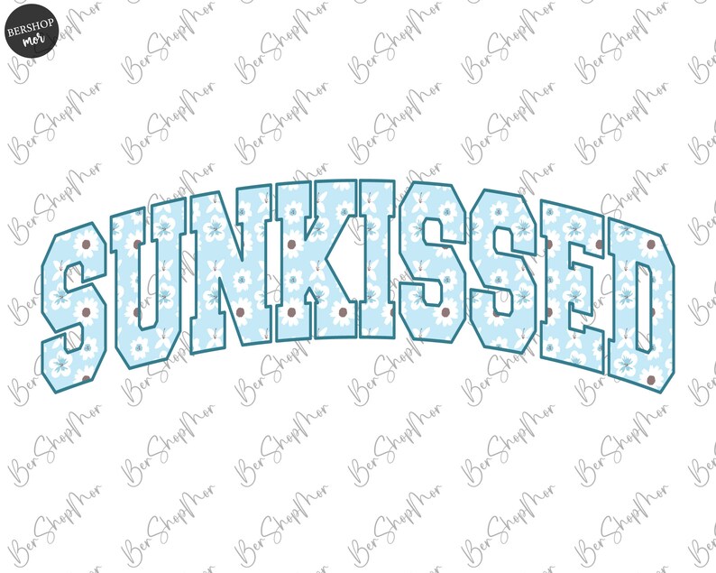 Floral Sunkissed PNG, Summer PNG, Beach Life, Designs Downloads, Summer T Shirt Design, PNG, Sublimation Designs, Digital Download imagem 3