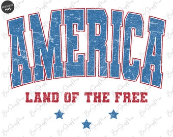 4Th Of July Png, America Png, Retro Png, USA Png, American Patriotic Png, Varsity Png, Fourth of July T Shirt Design, Digital File