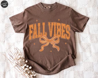 Fall Vibes Coquette PNG, Pumpkin Season Png, Sublimation Design, Fall Preppy Sublimation, Girly Fall Shirt, Retro Fall Png, Digital Download