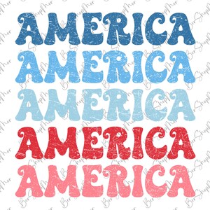 America Groovy 4th of July Png, Retro Design Png, USA Png, American Png, Fourth of July Shirt Design, Sublimation Design
