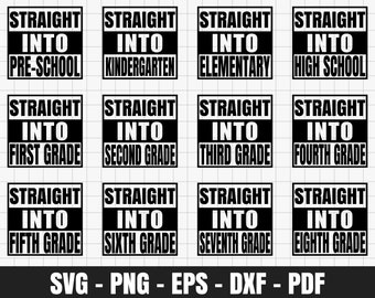 Retour à l’école SVG, directement dans SVG, fichier SVG du Nouvel An scolaire pour Cricut