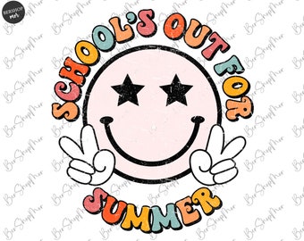 School's Out For Summer Png, Teacher Summer Png, Last Day of School Png, Hello Summer Png, Summer Break Png, Teacher Summer Vacation shirt