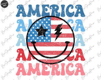 America Png, 4th of July Png, Retro Png, USA Png, Mama Png, Mom Png, American Png, Sublimation Design Download