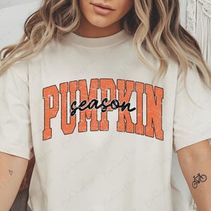 Sezon Dyni Png, Jesienne Klimaty PNG, Jesień PNG, Projekt Varsity, Retro Jesień Png, Varsity Png, Sezon Dyni, Natychmiastowe Pobieranie, Sublimacja Png zdjęcie 1