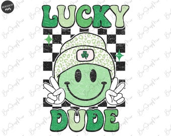 St Patricks day Kids Png, Lucky Png, St. Patrick&#39;s Day Png, Retro St. Patty&#39;s Day Png, Retro Png, Sublimation Design, Digital Download.