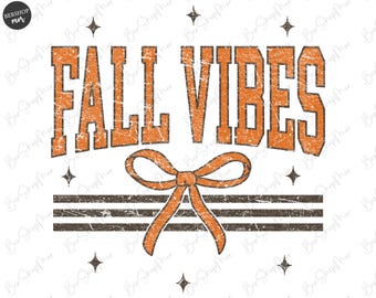 Fall Vibes Coquette PNG, Pumpkin Season Png, Varsity Design, Sublimation Design, Fall Shirt Png, Pumpkin Png, Retro Fall Png, Fall Clipart