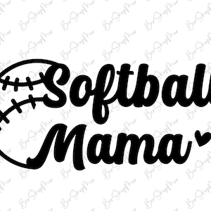 Softball Mama Svg, Softball Png, Softball Svg Shirt Digital Download
