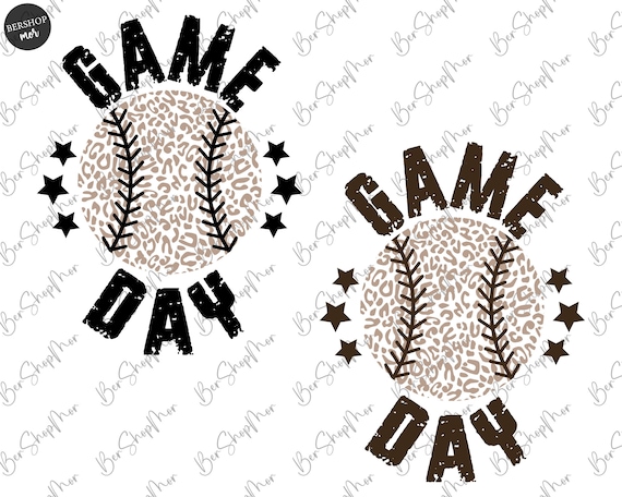 Leopard Game Day Baseball PNG INSTAND Download, Leopard Baseball SVG Sublimation Download, Baseball Clipart, Baseball Mom digital design