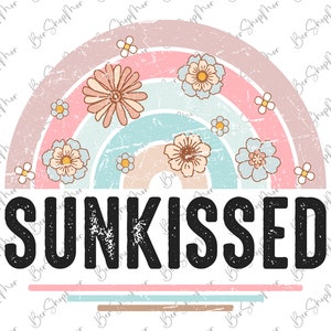 Sunkissed PNG, Summer PNG, Beach Life, Sublimation Png, Designs Downloads, Boho Sublimations, PNG, Clipart, Shirt Design Sublimation Design