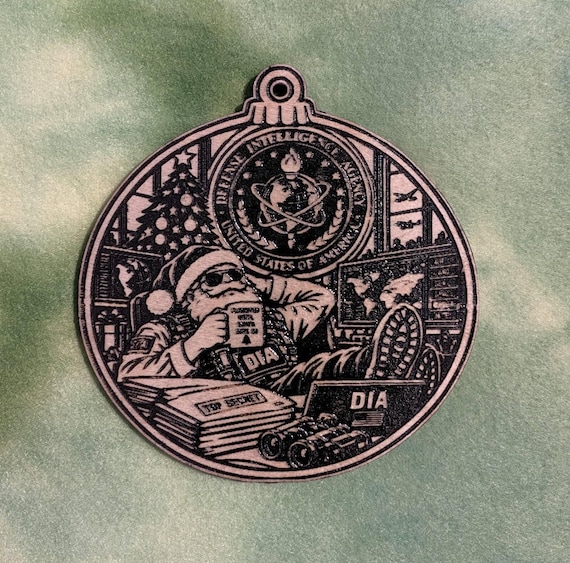 DIA Santa Christmas Ornament