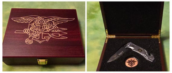 Navy Seal themed knife Gift Set