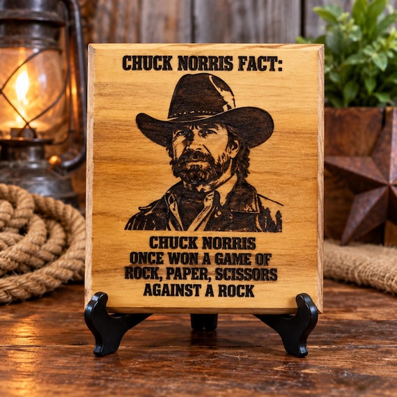 Chuck Norris plaque