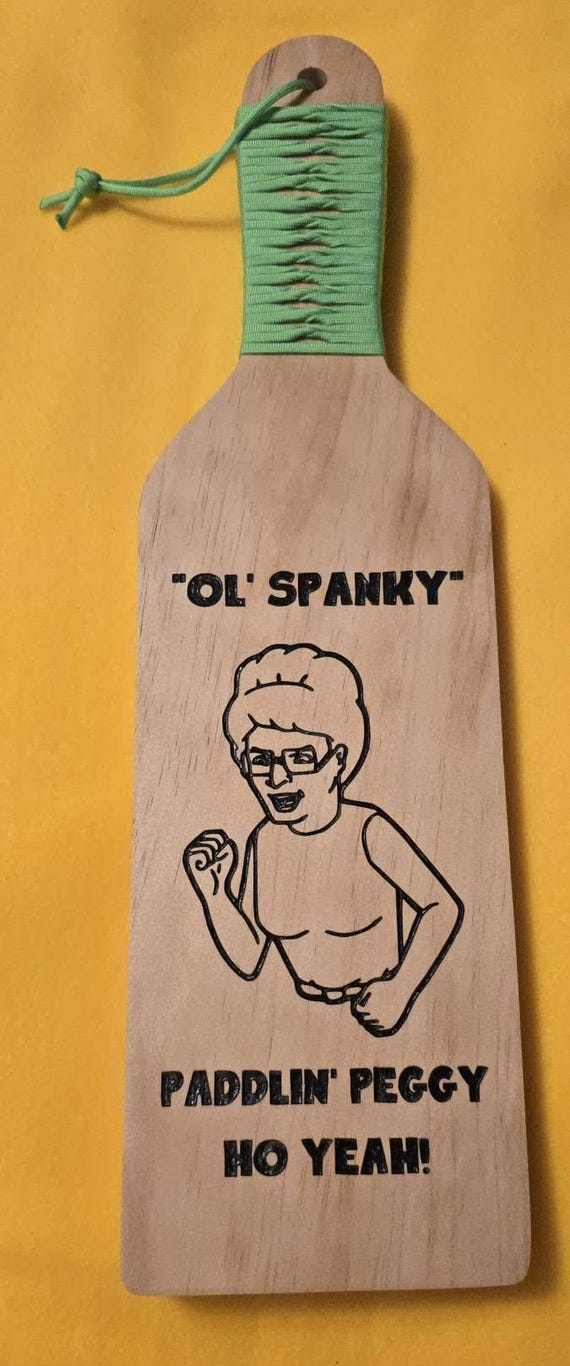 Ol Spanky themed paddle