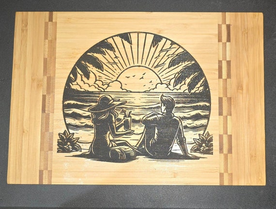 Beach Themed cutting board