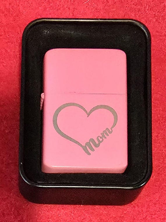 Mom Heart Themed Lighter