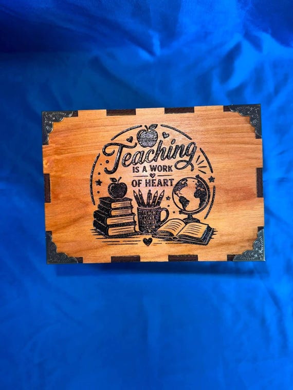 Teaching Is A Work Of Heart Gift box