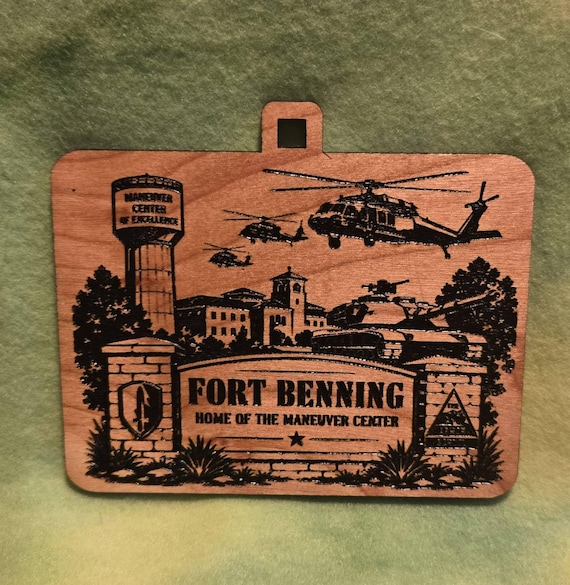Fort Benning themed Christmas Ornament