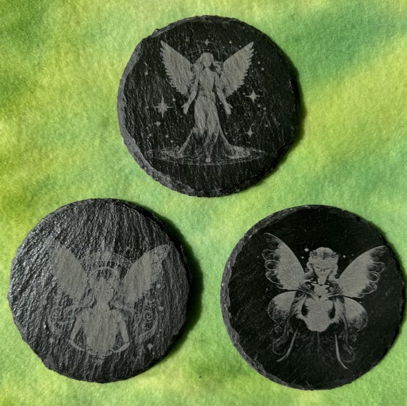 Fairy Slate Coaster collection