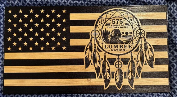 Lumbee Nation 575 "People Of The Dark Water"  Flag