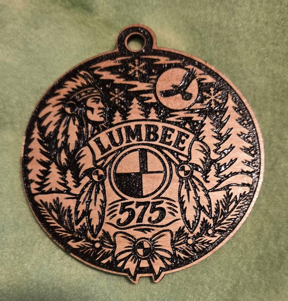 Lumbee 575 themed Christmas Ornament