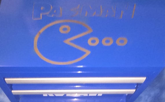 Pac-man Themed Engraved Mini Kobalt Tool box