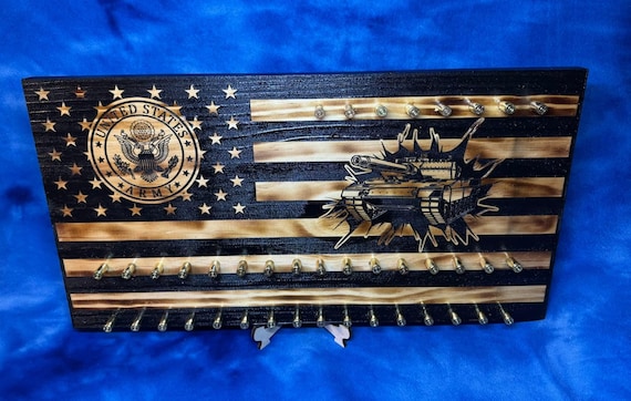 US Army Tank flag Coin Holder