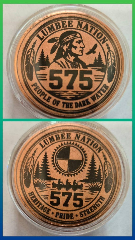 Lumbee Nation 575 "People Of The Dark Water" coin