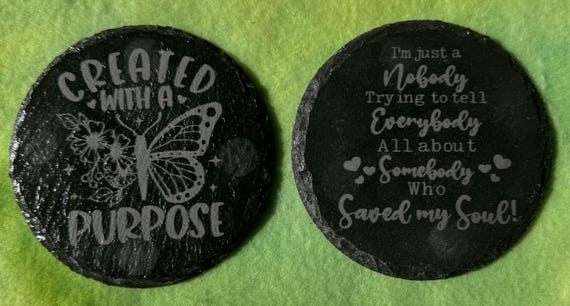 christian themed Slate Coaster collection