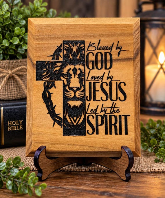 Blessed by God Plaque