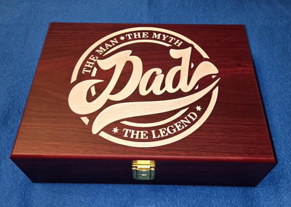 Dad themed flask gift set
