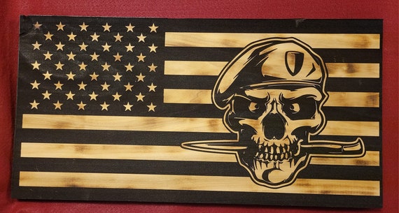 Special Forces Skull Flag