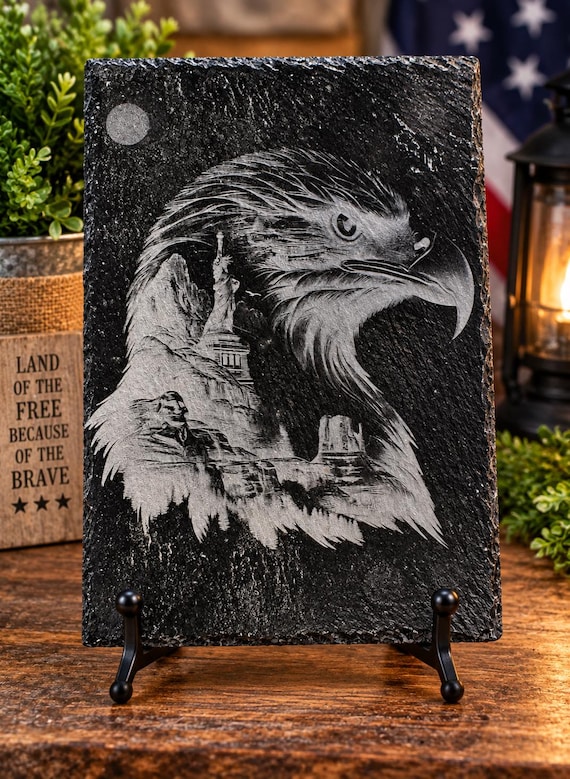 Eagle themed slate
