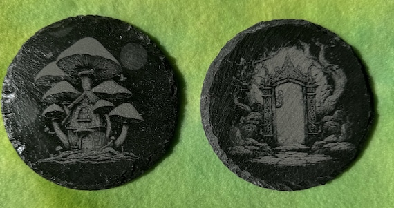 Mythical themed Slate Coaster collection