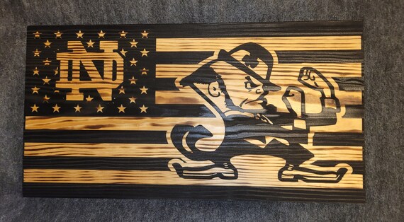 Notre Dame Fighting Irish Themed Flag