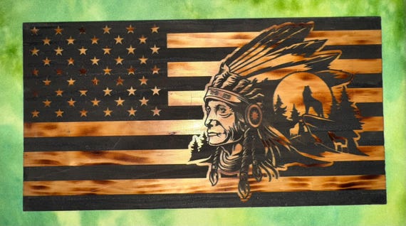 Native American Themed Flag