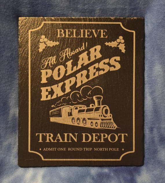 Polar Express Themed Slate