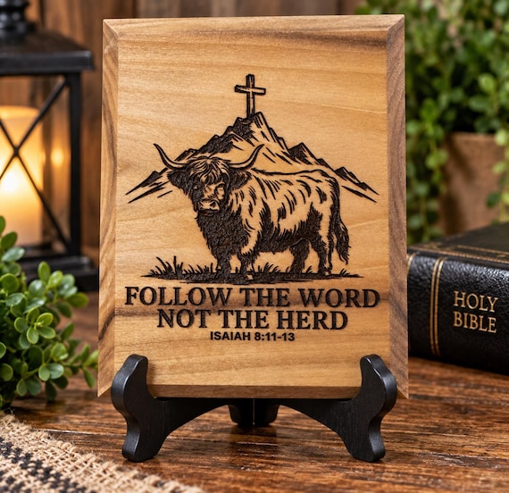 Follow the Word Plaque